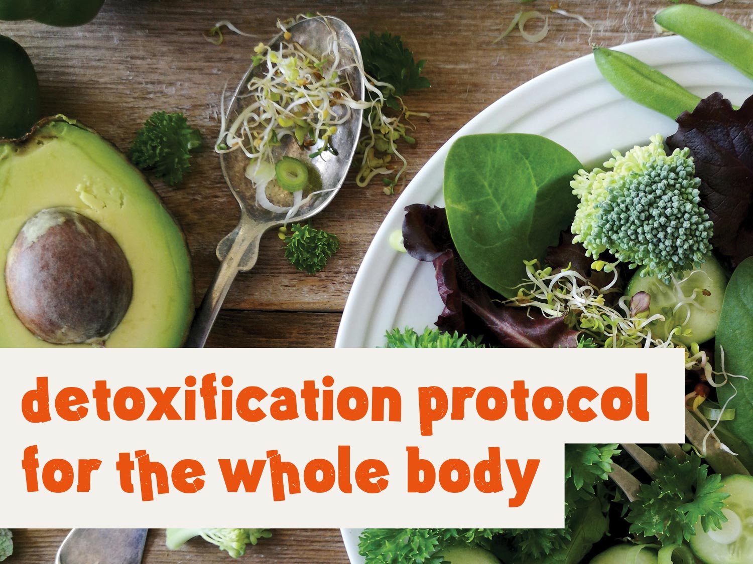 A collection of green vegetables that aid detoxification in the body