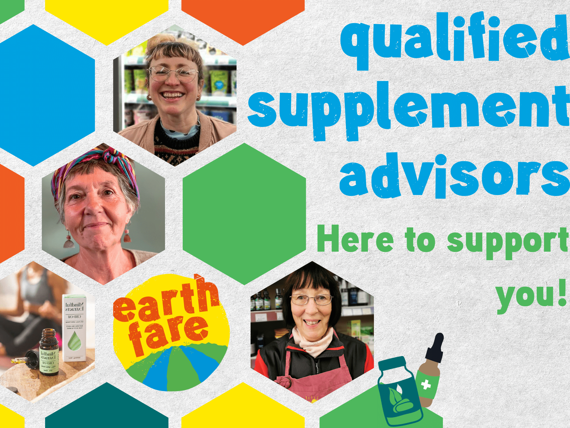 Meet Our Friendly Supplement Advisors - Earthfare Supermarket
