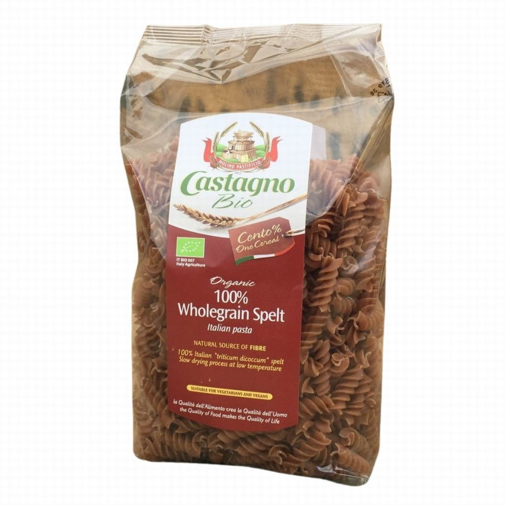 Castagno Organic Wholegrain Spelt Fusilli