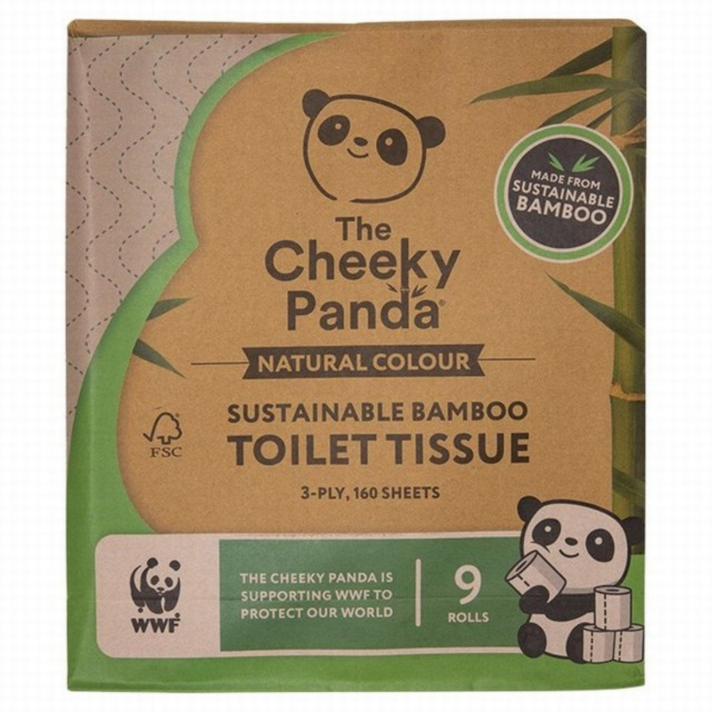 Cheeky Panda Bamboo Toilet Roll Unbleached