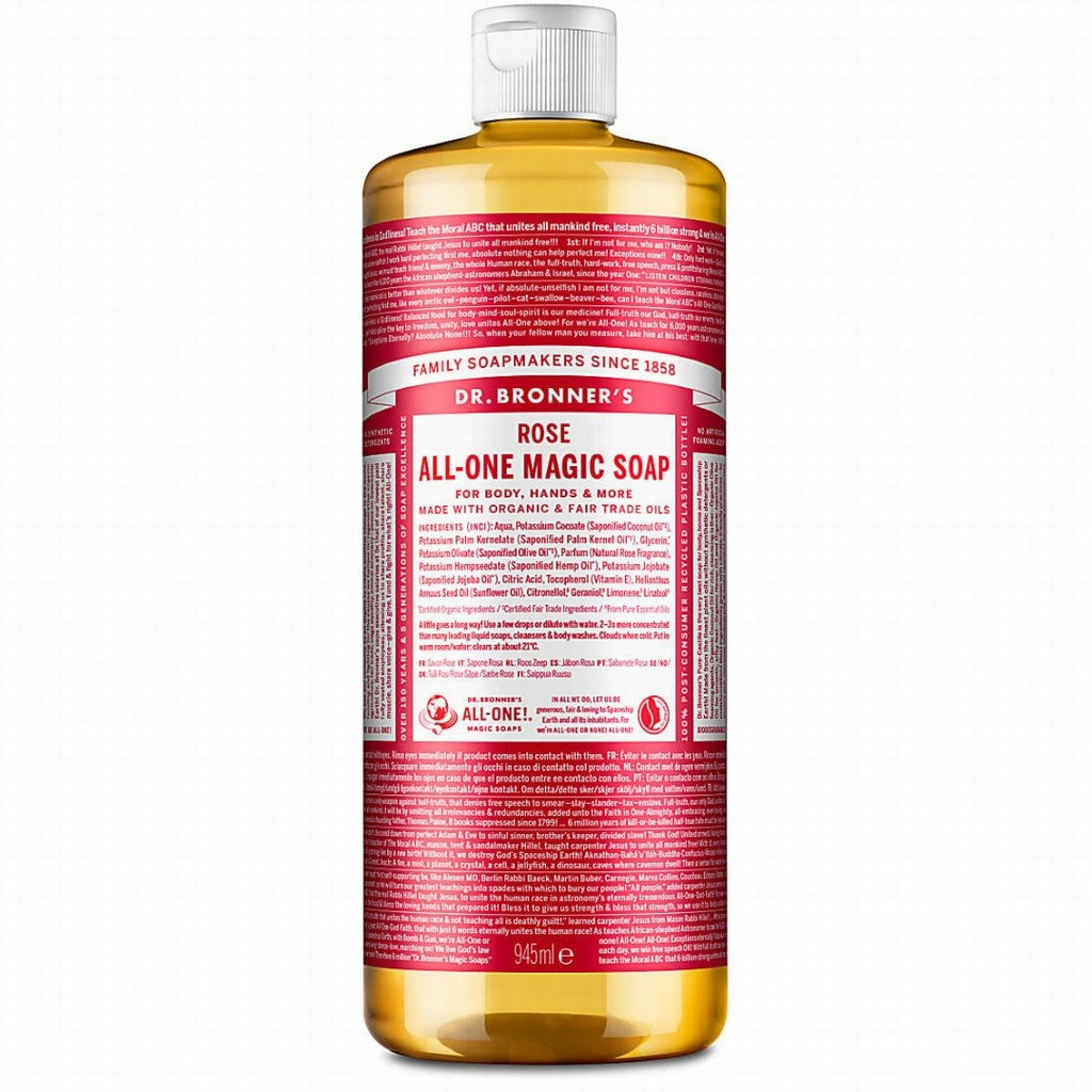 Dr Bronner Rose All One Magic Soap 945Ml