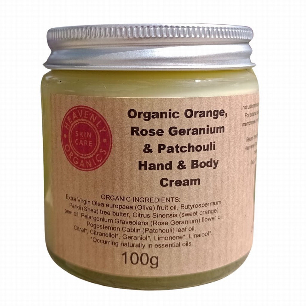 Heavenly Organics Orange Rose & Patchouli Hand & Body Cream