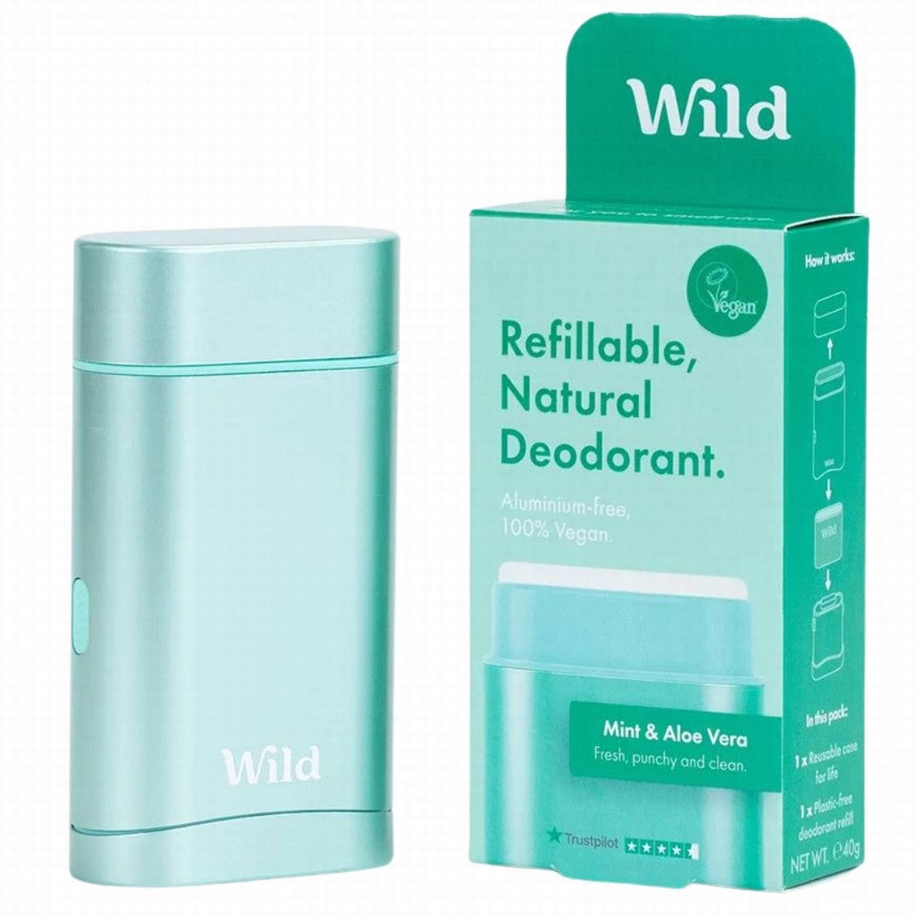 Wild Men's Aqua Case and Mint & Aloe Vera Deo