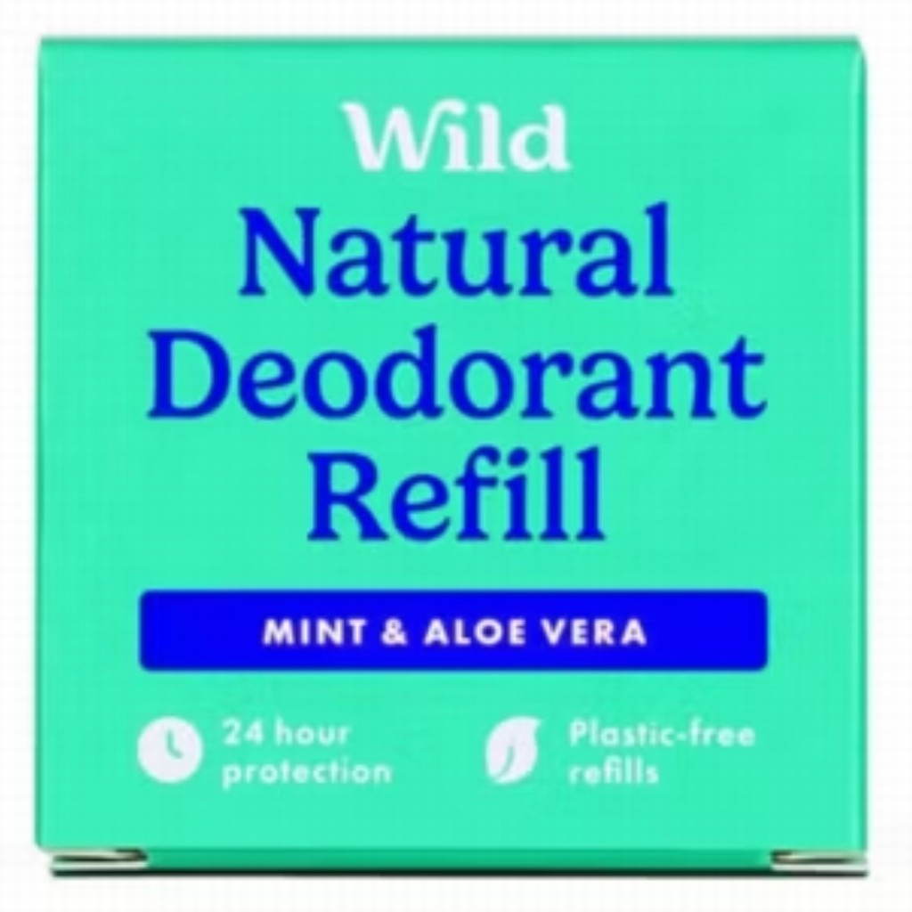 Wild Men's Mint & Aloe Vera Deo Refill 40g