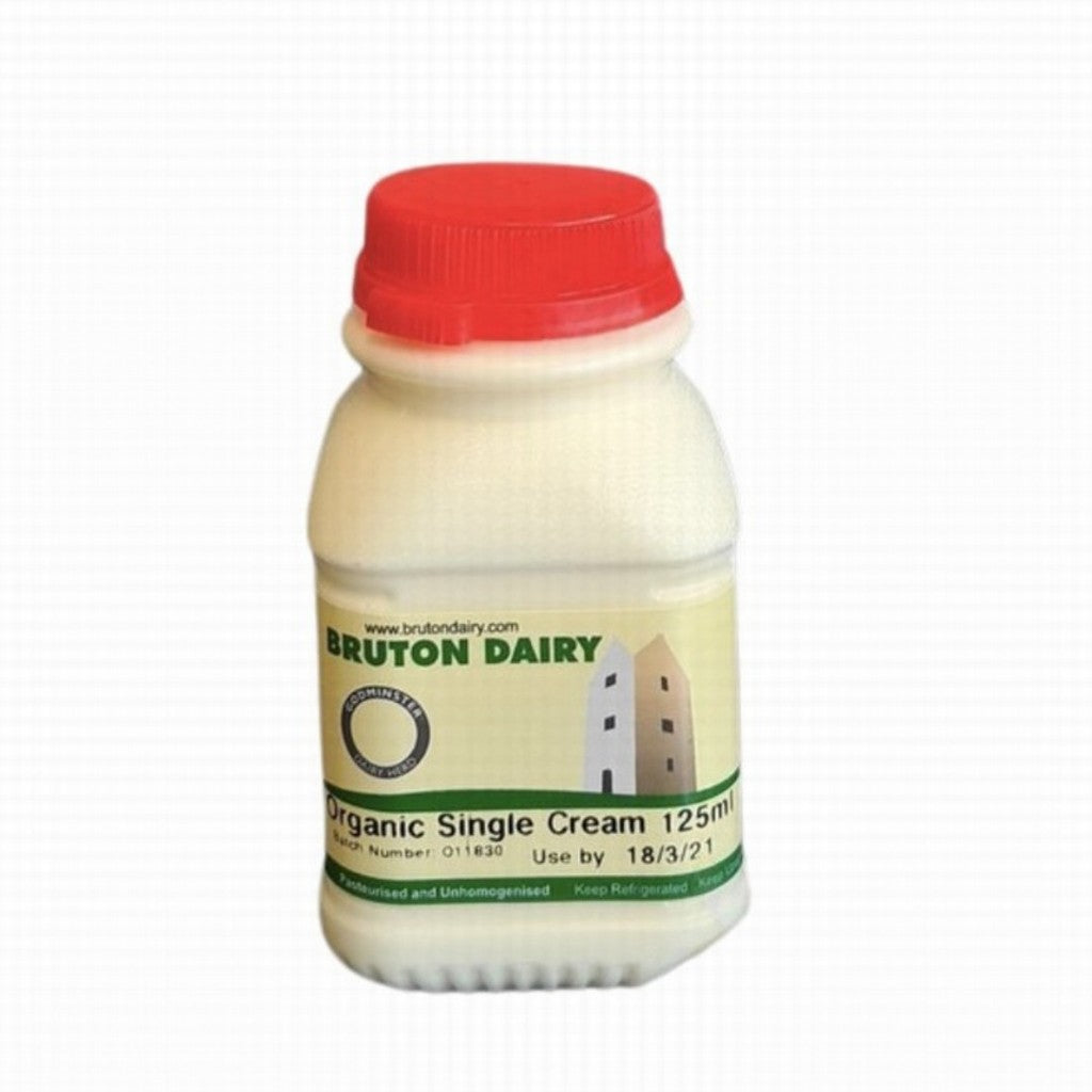 Bruton Dairy Organic Single Cream 125Ml