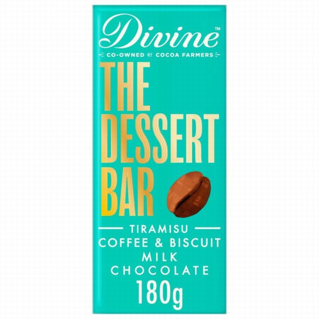 Divine Dessert Bar - 38% Milk Chocolate Tiramisu