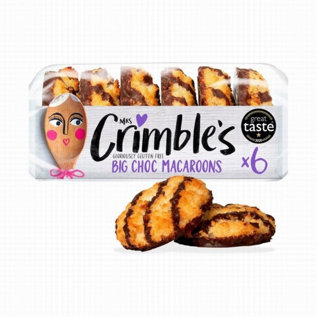 Mrs Crimbles Gluten Free Chocolate Macaroons 6X42G