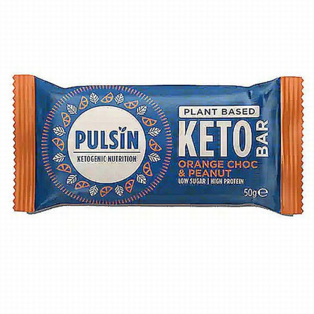 Pulsin Chocolate Orange & Peanut Keto Bar