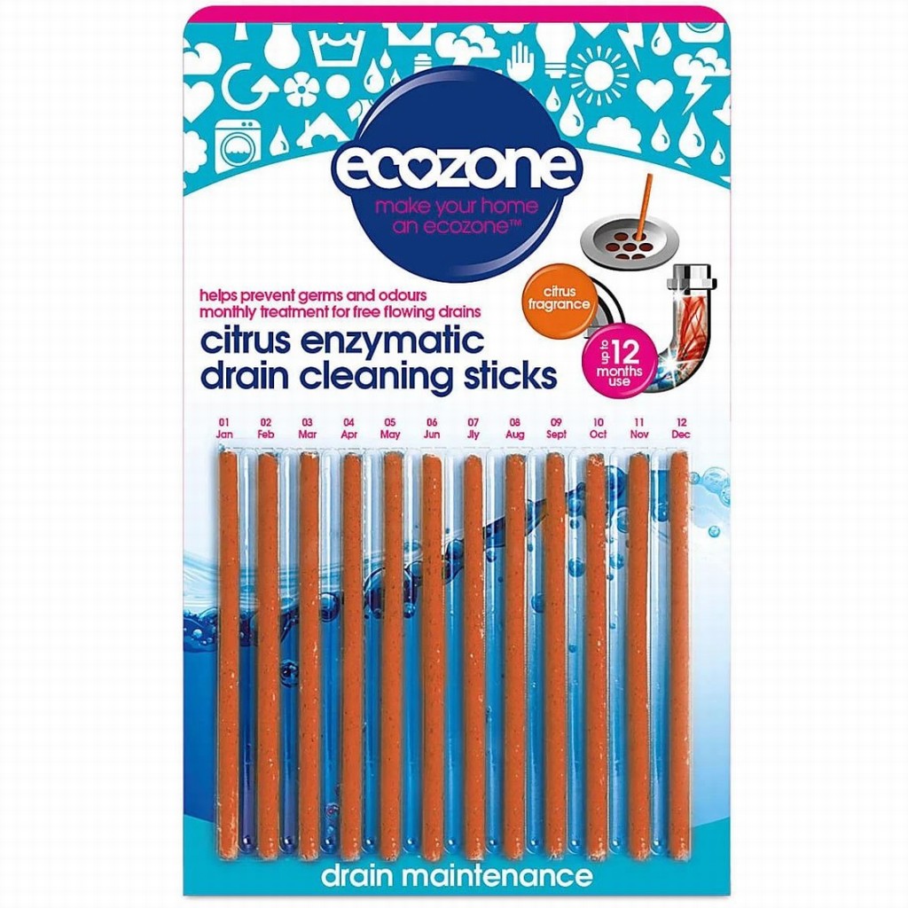 Ecozone Citrus Drain Cleaning Sticks