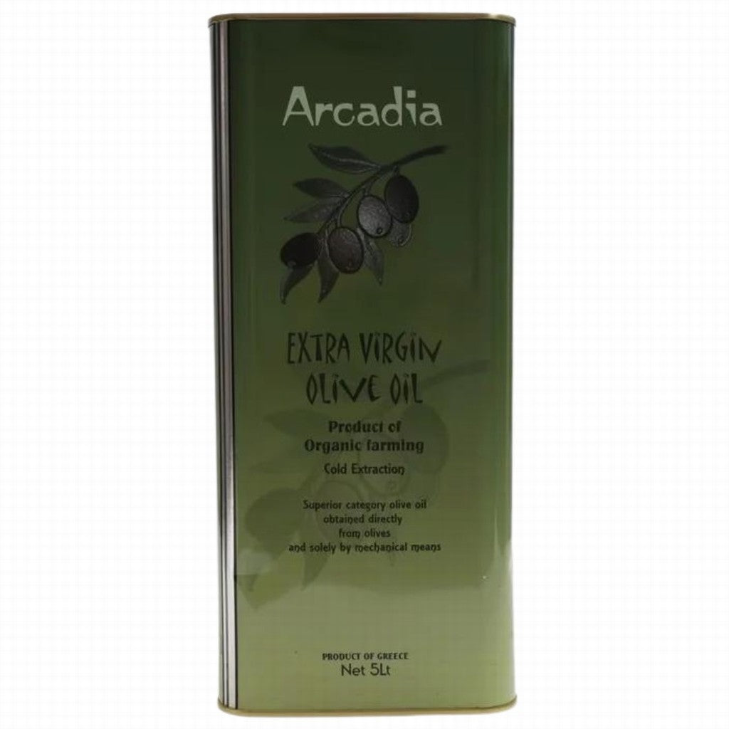 Arcadia Organic Greek Extra Virgin Olive Oil 5Ltr