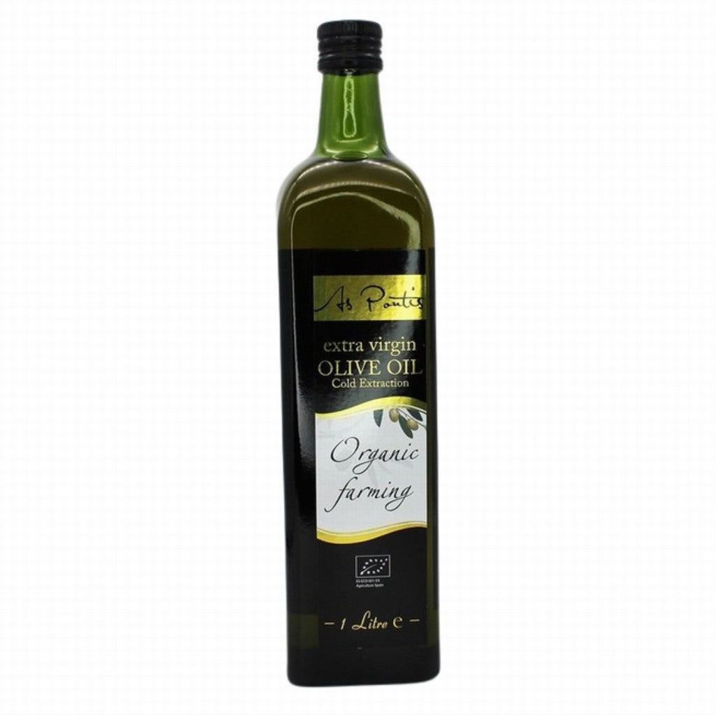 Aspontis Organic Spanish Extra Virgin Olive Oil 1Ltr