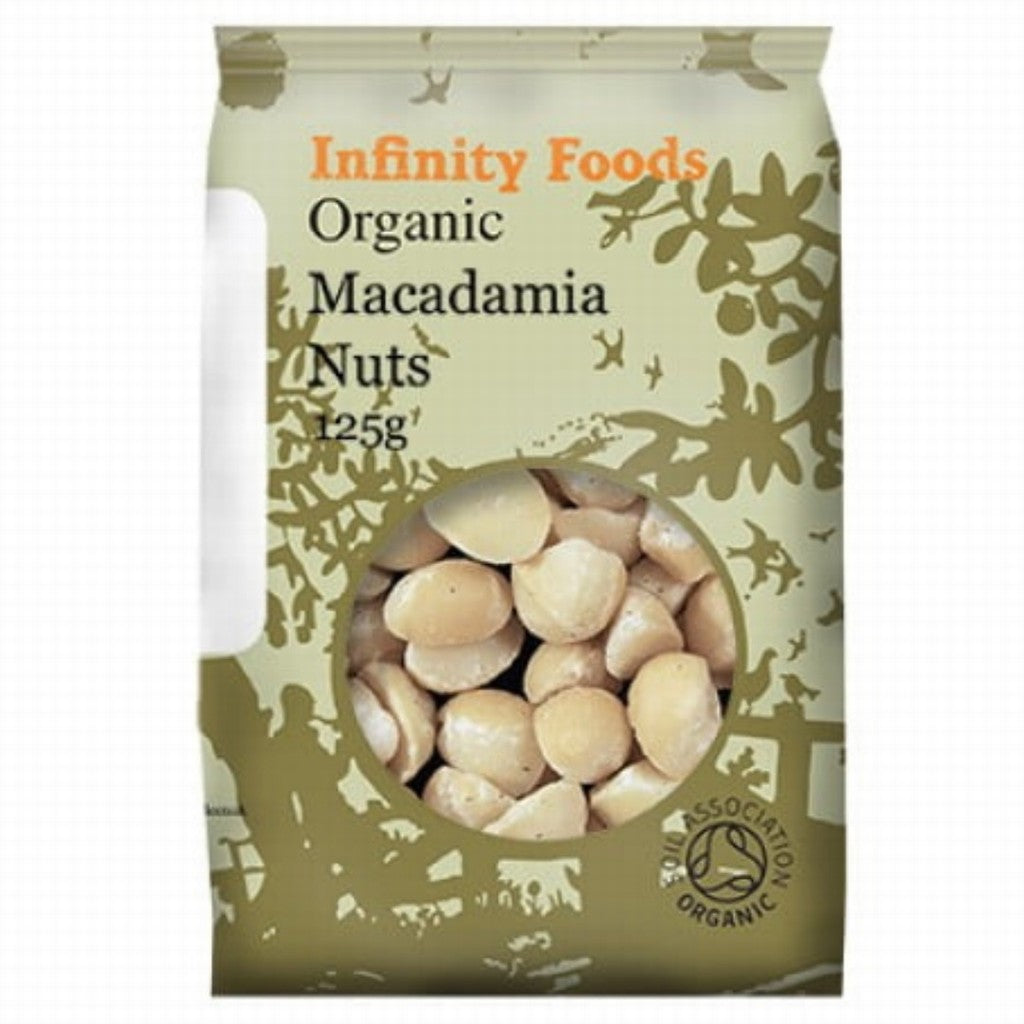 Infinity Organic Macadamia Nuts 125g