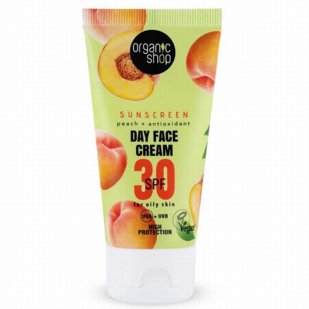 Organic Shop Sunscreen Face Cream SPF30 Oily Skin