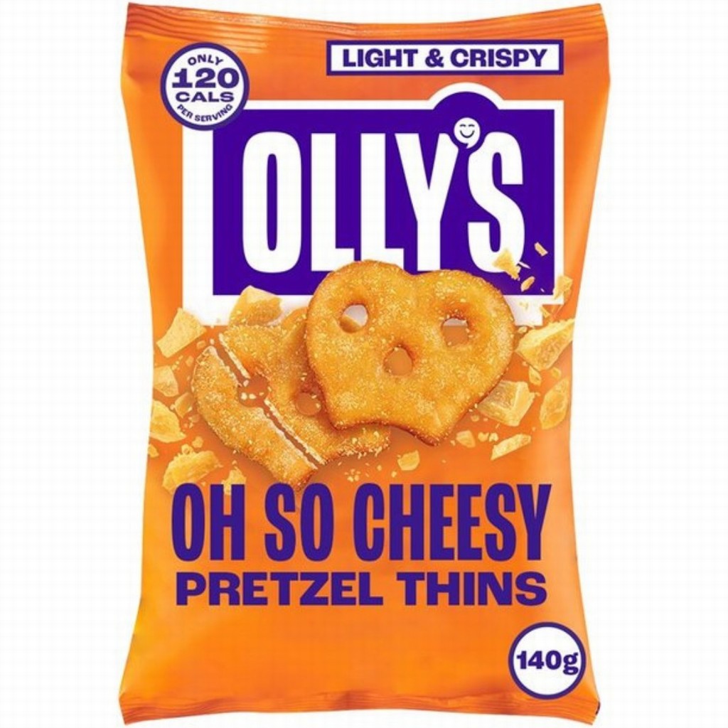 Olly's Pretzel Thins Oh So Cheesy