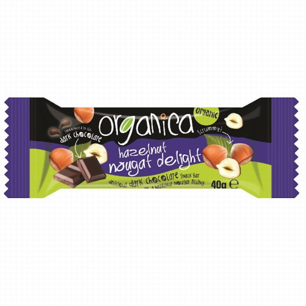Organica Hazelnut Nougat Dark Chocolate
