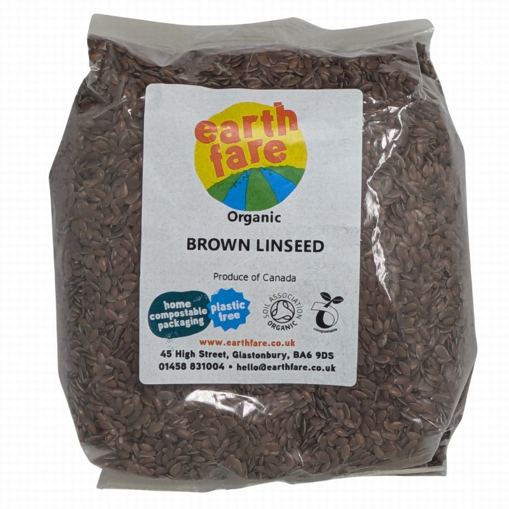 Earthfare Own Organic Brown Linseed 500G