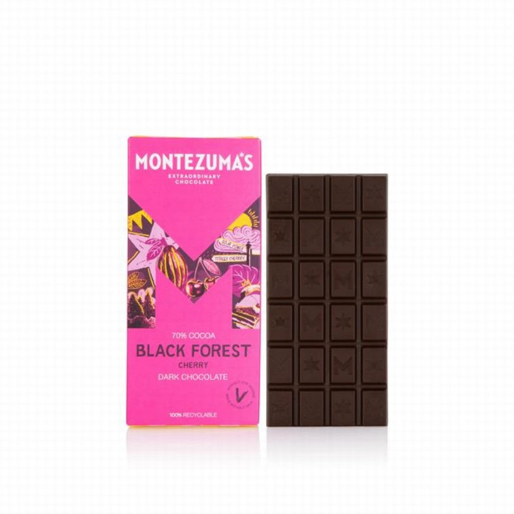 Montezuma's Black Forest Dark Chocolate With Cherry