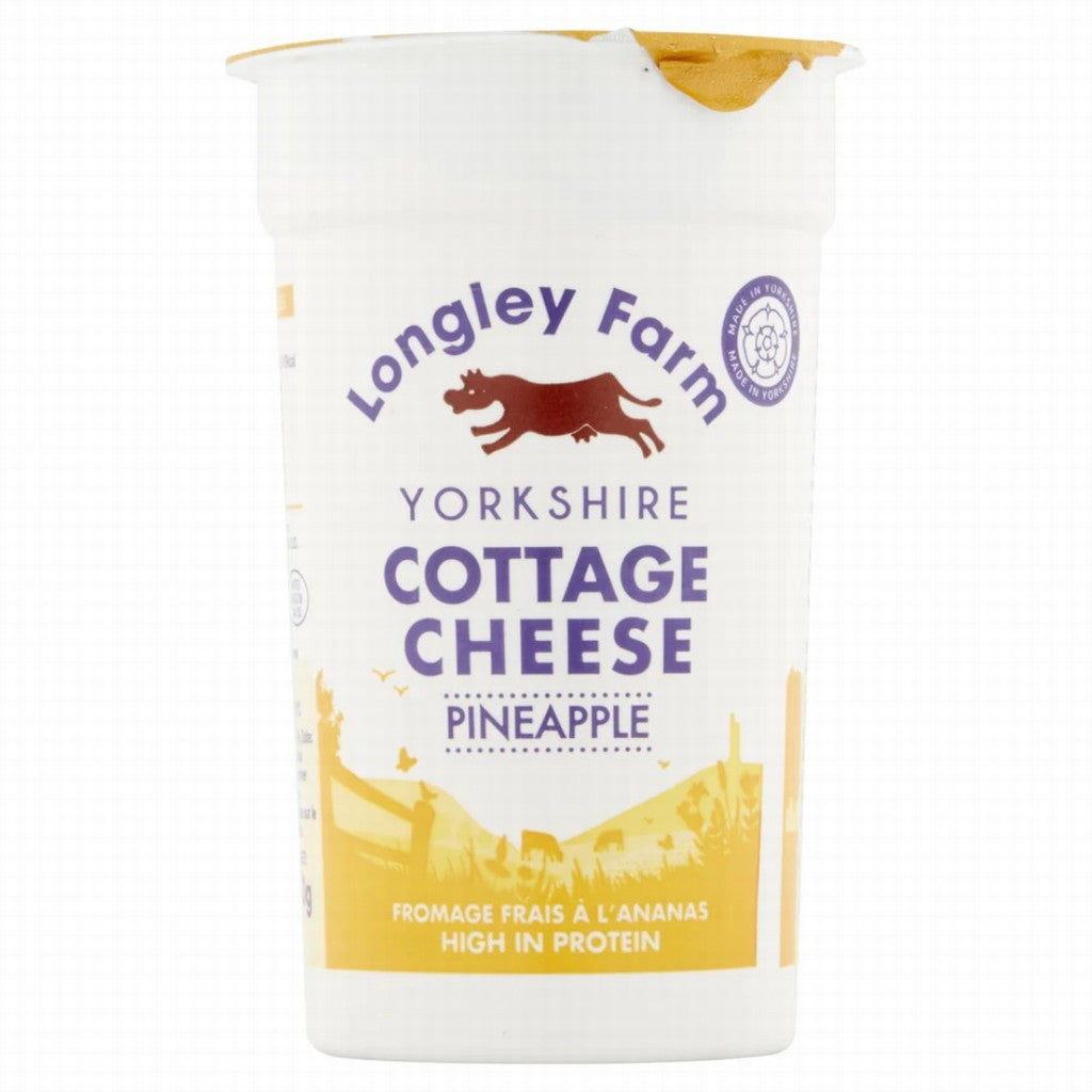 Longley Farm Cottage Cheese Pineapple 250G