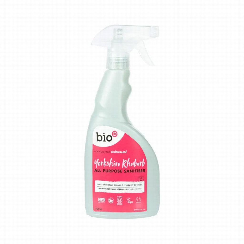 Bio-D All Purpose Sanitiser Spray Rhubarb 500Ml