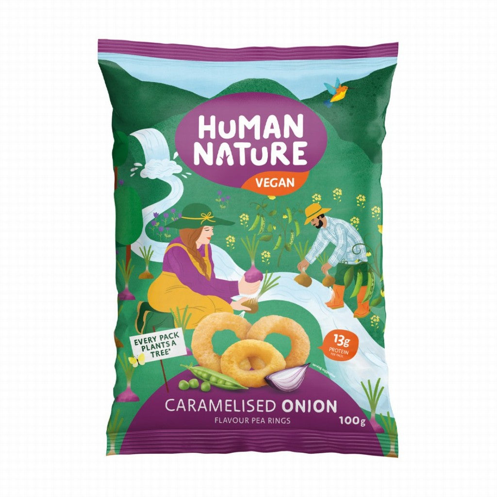 Human Nature Caramelised Onion Pea Rings