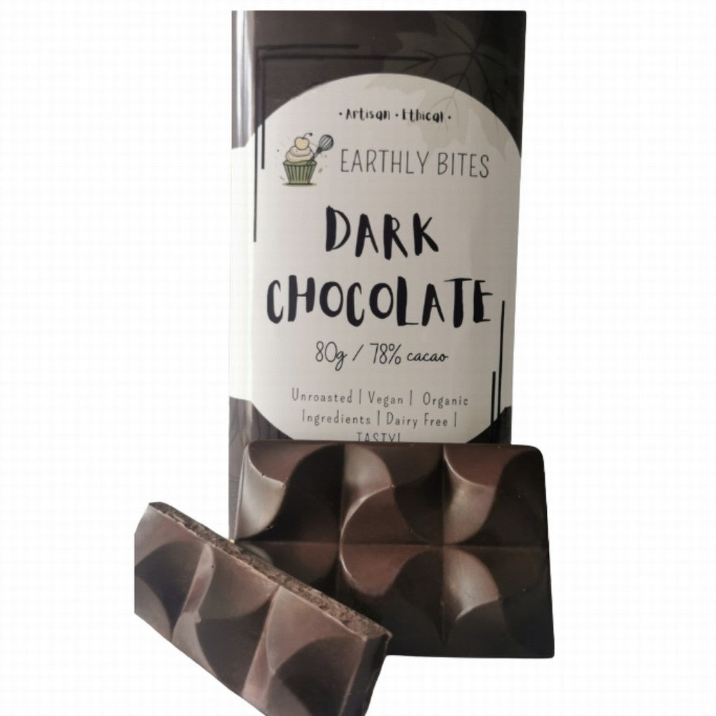 Earthly Bites Dark Chocolate 80g