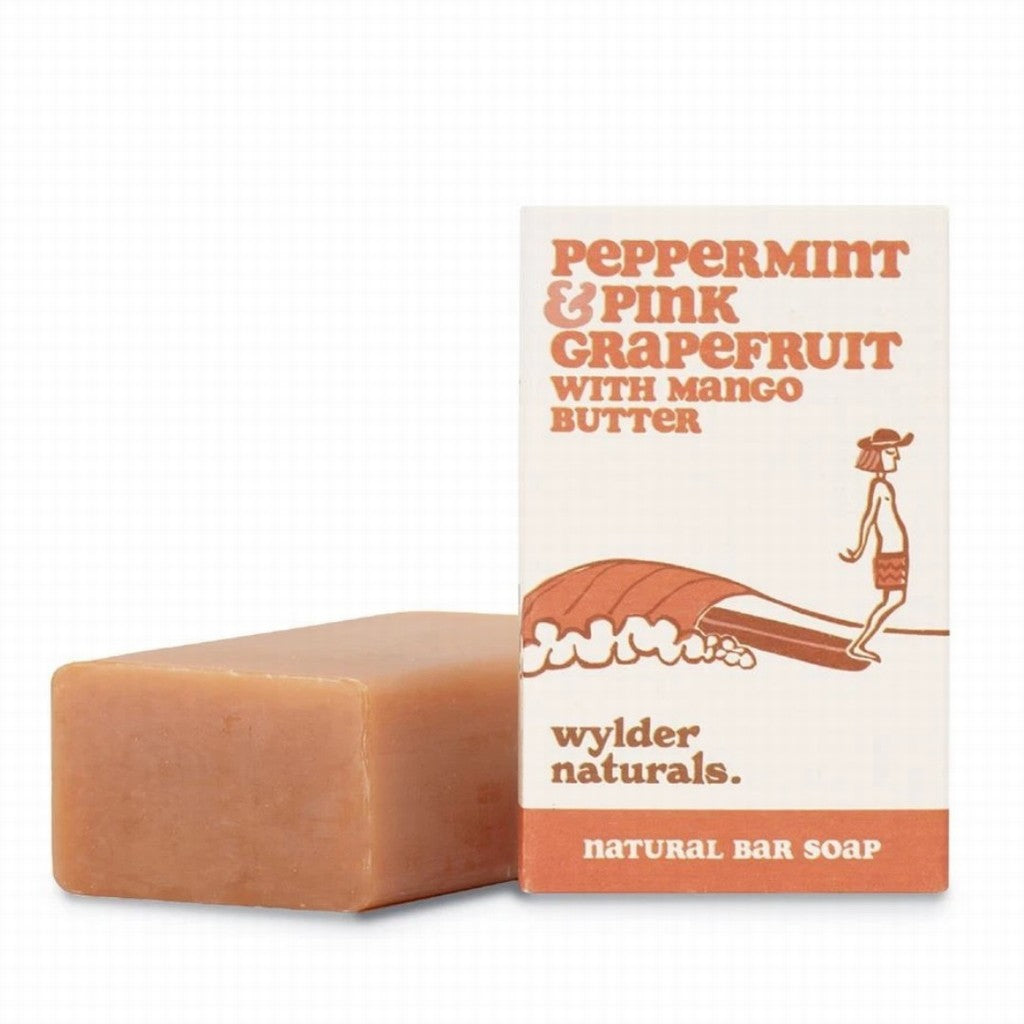 Wylder Naturals Peppermint & Pink Grapefruit Bar Soap