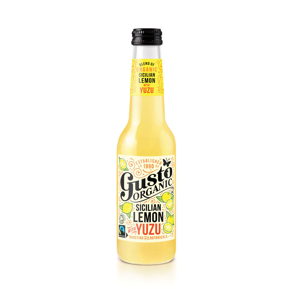 Gusto Organic Sparkling Sicilian Lemon with Yuzu