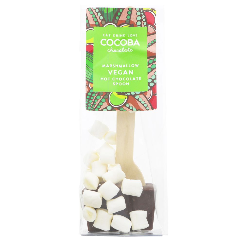 Cocoba Vegan Marshmallow Hot Alternative Chocolate Spoon
