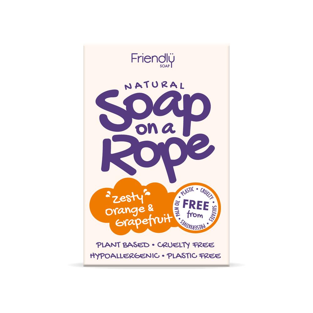 Friendly Soap on a Rope Orange & Grapefruit