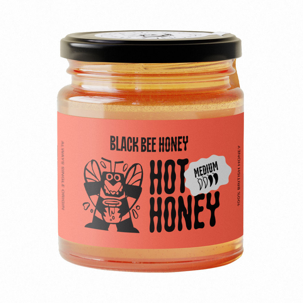 Black Bee British Hot Habanero Honey 227g