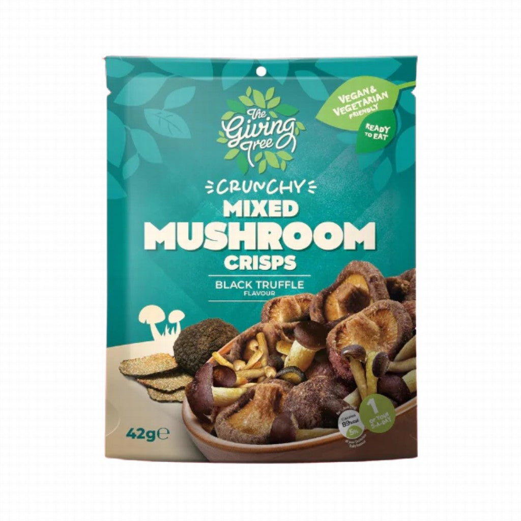 Giving Tree Shitake Mushroom Black Truffle Crisps 42g