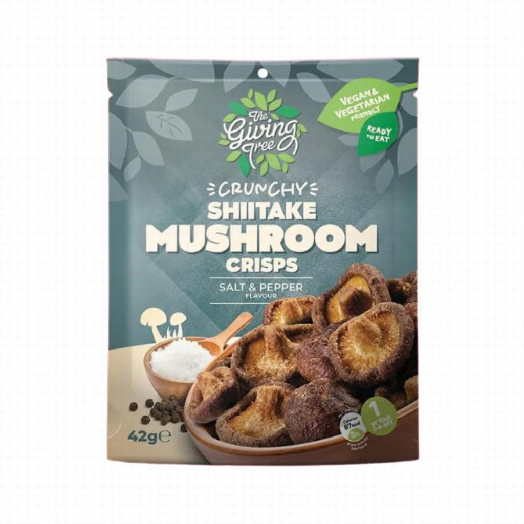 Giving Tree Shitake Mushroom Salt & Pepper Crisps 42g