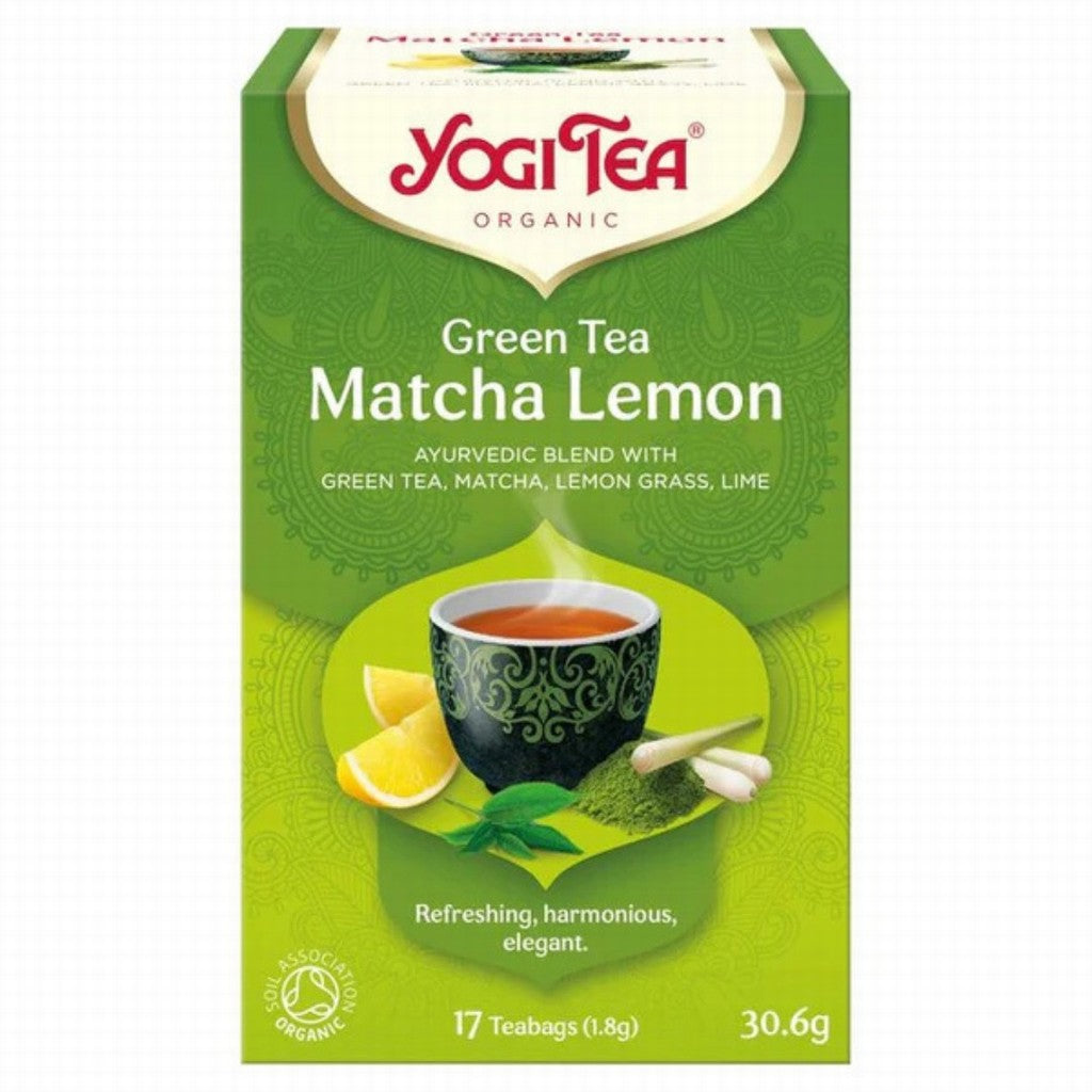 Yogi Tea Organic Green Tea Matcha Lemon