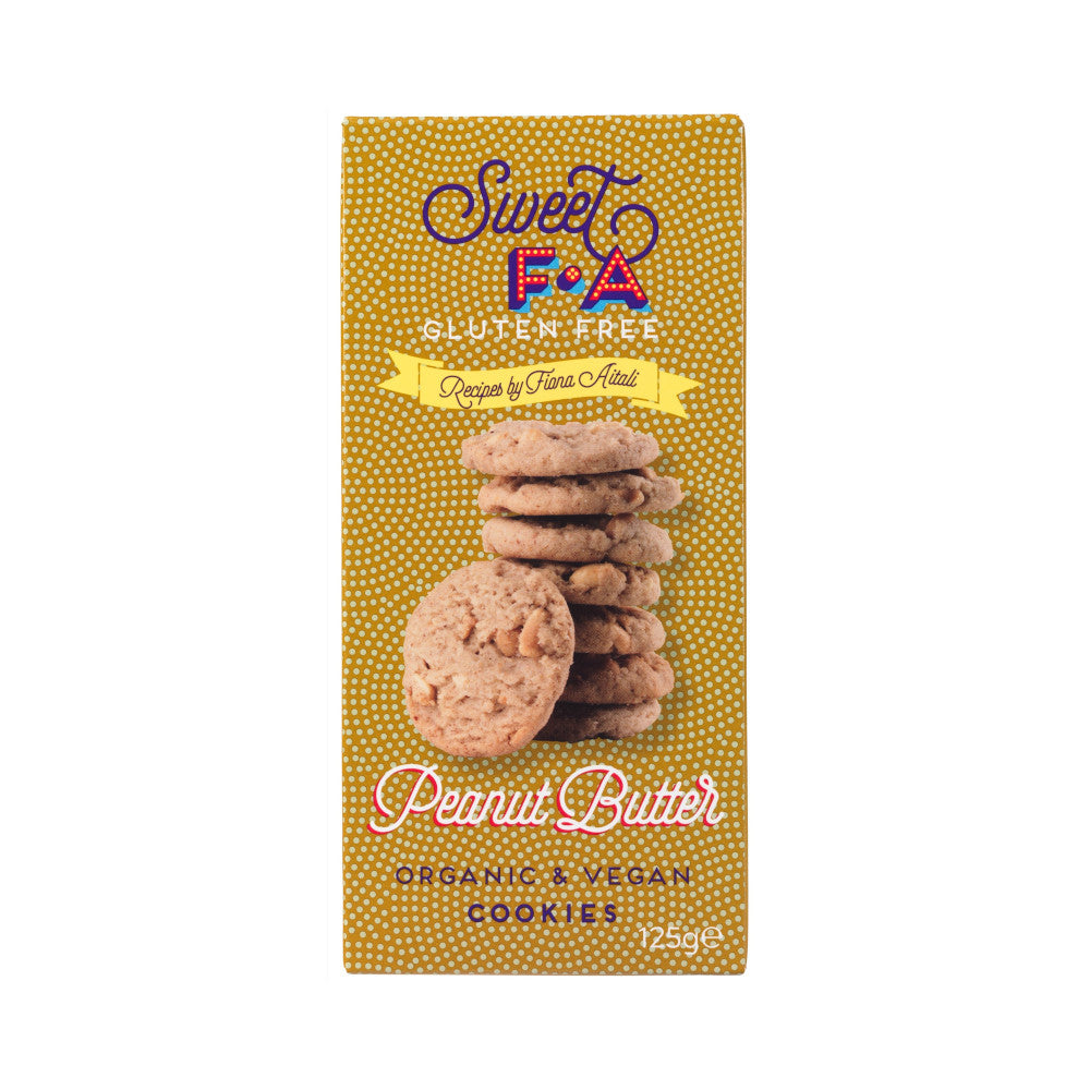 Sweet FA Organic GF Vegan Peanut Butter Cookies 125G