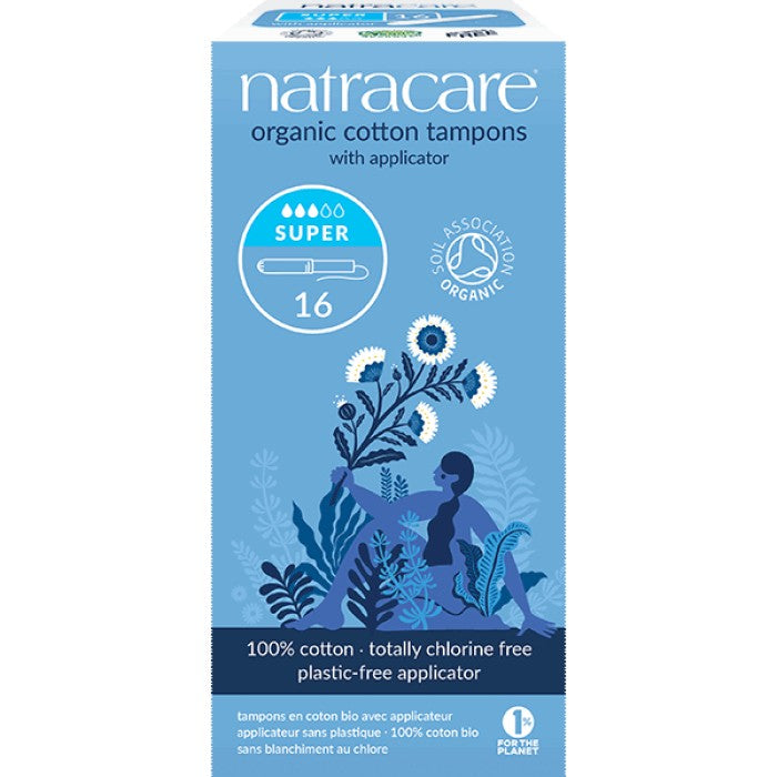 Natracare Organic Tampons Super Applicator