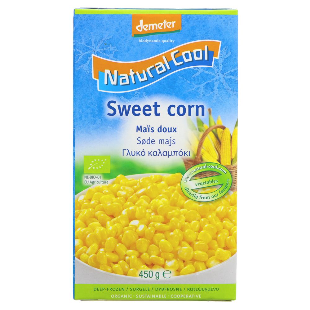 Natural Cool Organic Sweetcorn