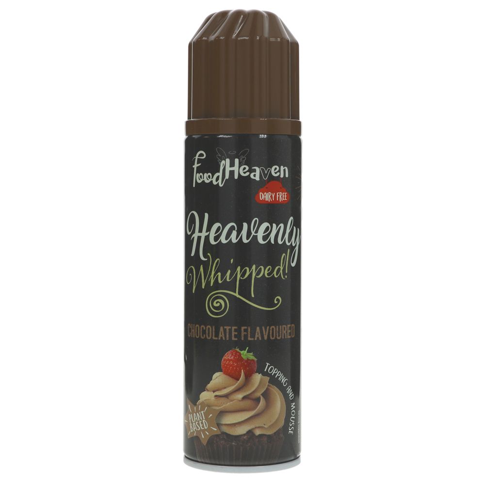 Food Heaven Heavenly Whipped Vegan Choc Spray Cream