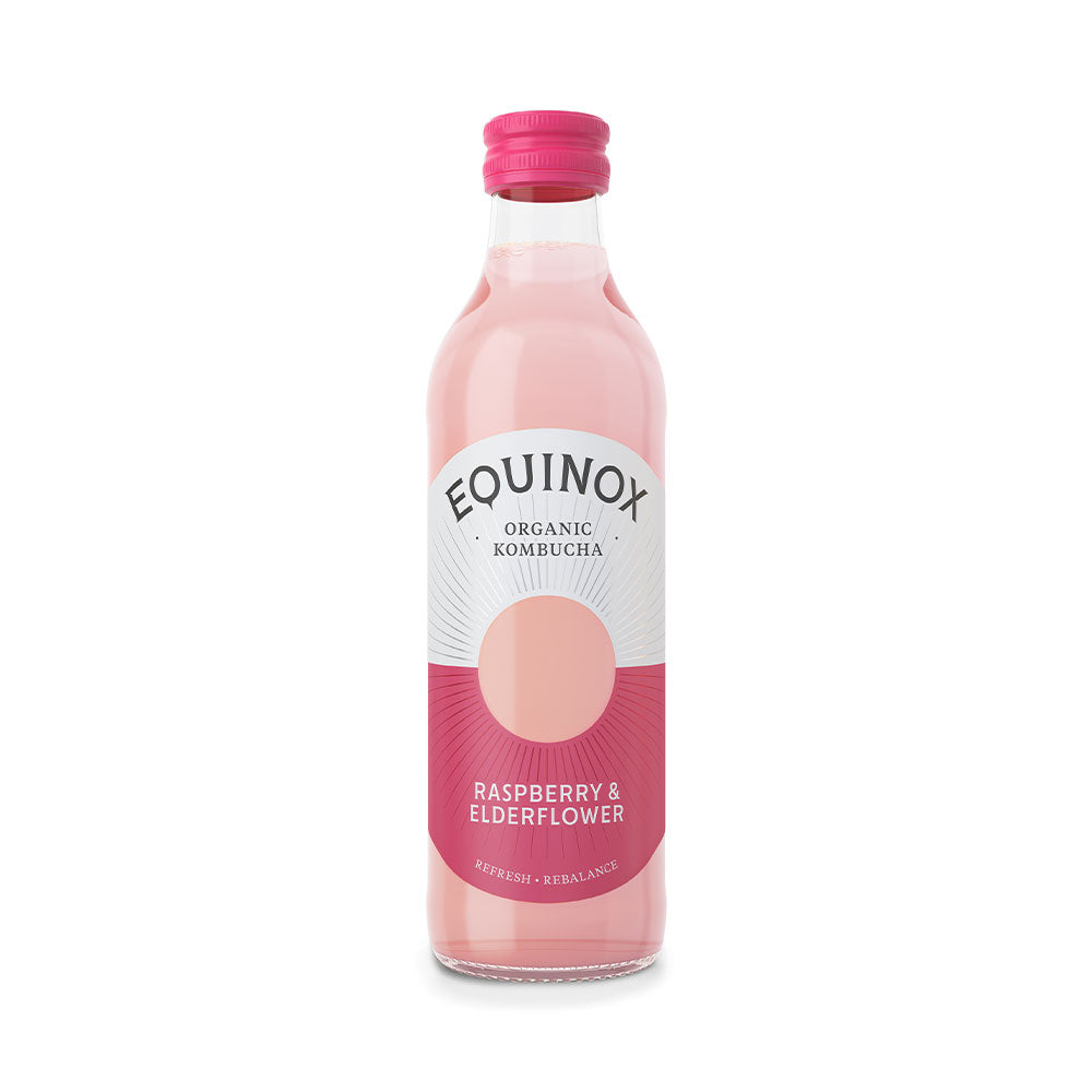 Equinox Raspberry & Elderflower Kombucha