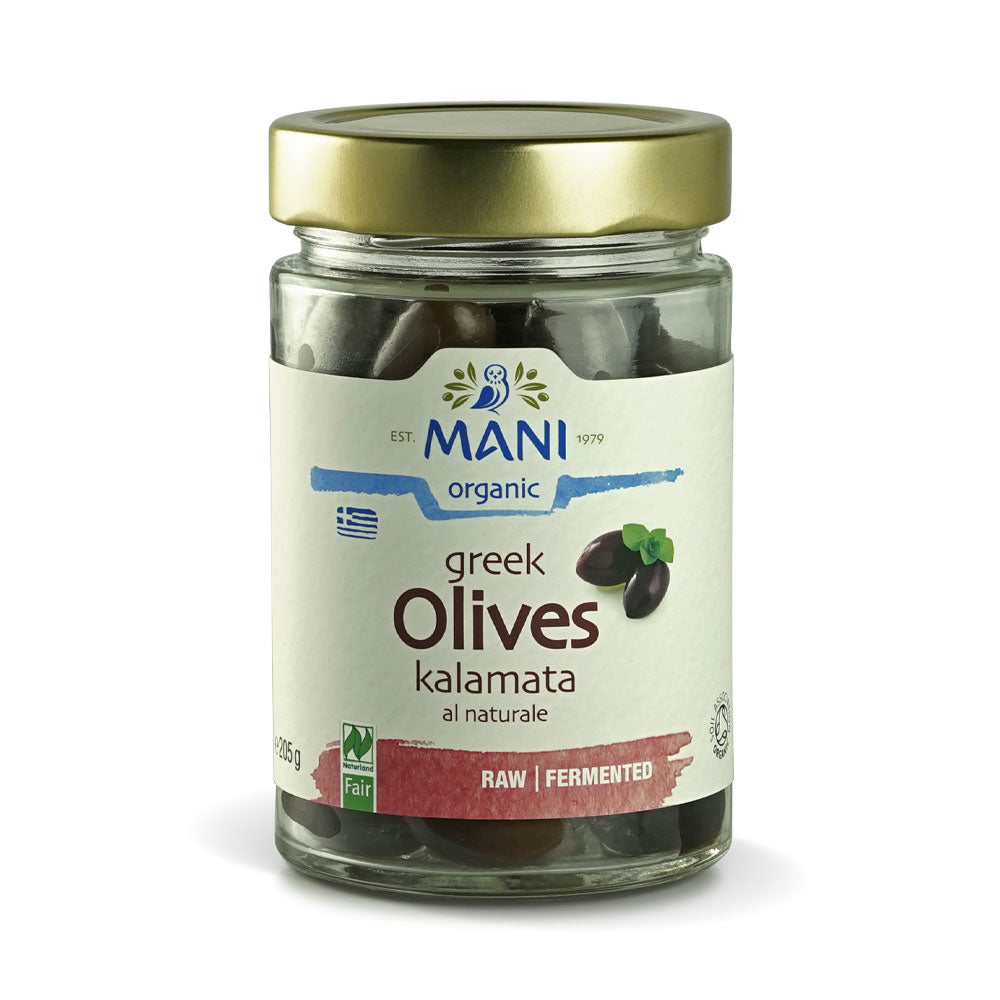 Mani Blaeuel Kalamata Olives Natural