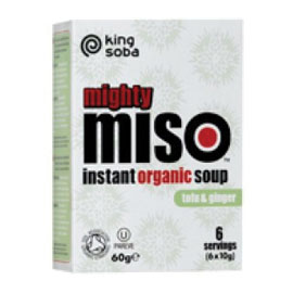 King Soba Organic Red Miso Soup With Tofu & Ginger