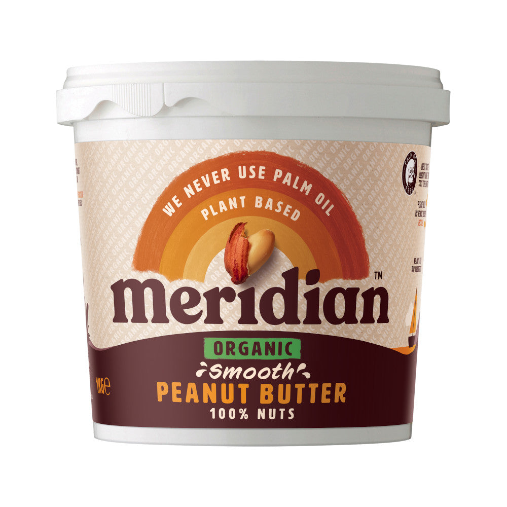 Meridian Organic Peanut Butter Smooth 1Kg