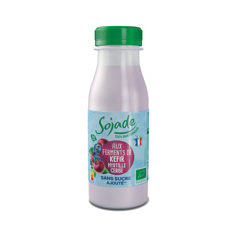 Sojade Organic So Soya Kefir Blueberry Cherry