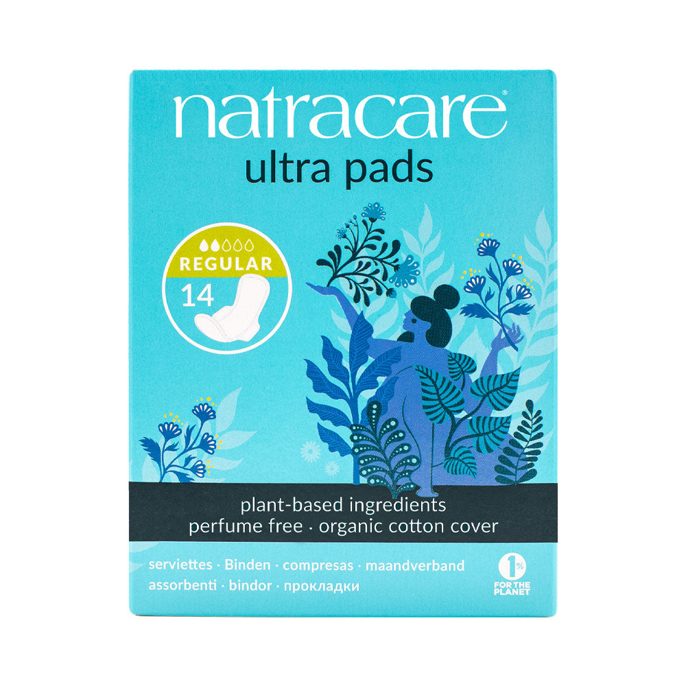 Natracare Ultra Pads Regular With Wings