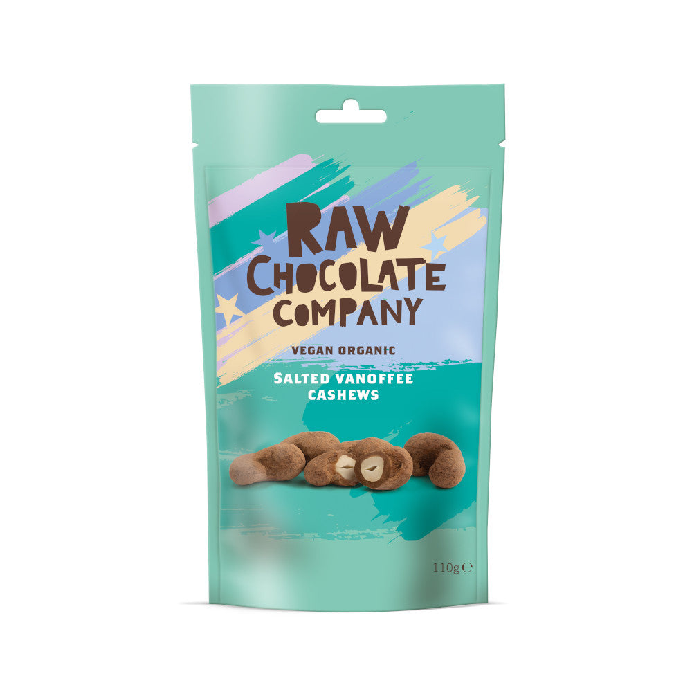 Raw Chocolate Co Organic Salted Vanoffee Cashews 110G