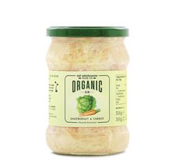 Eat Wholesome Organic Raw Sauerkraut & Carrot