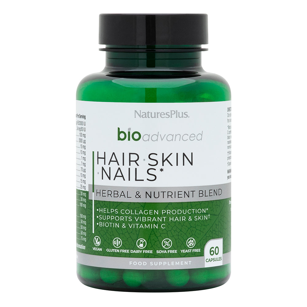 Natures Plus Bio Advanced Hair Skin & Nails 60 Caps