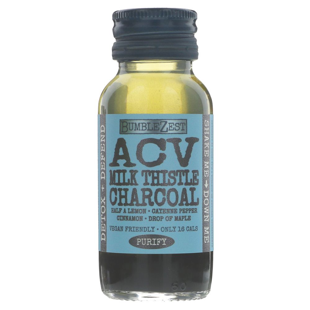 Bumblezest Detox & Defend Acv Milk Thistle Charcoal