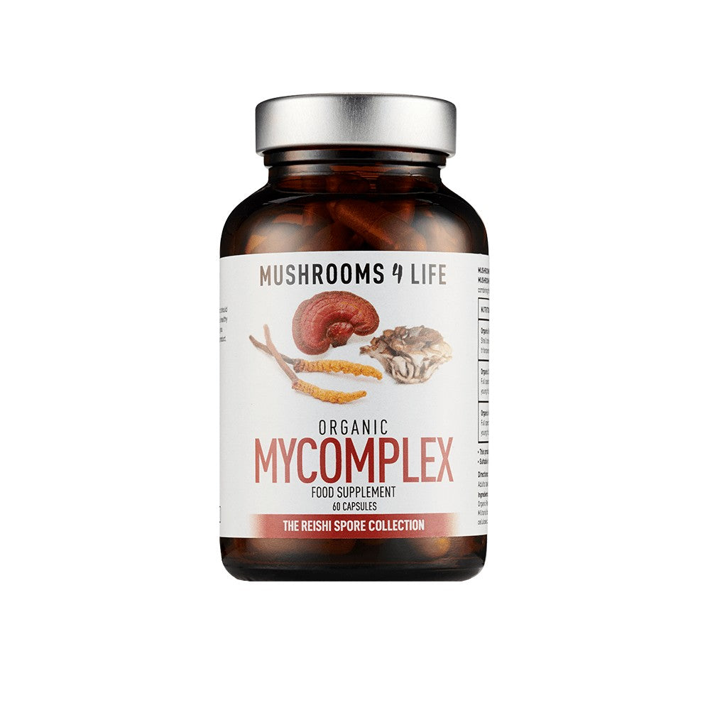 Mushrooms 4 Life Organic Mycomplex Spore Range Capsules