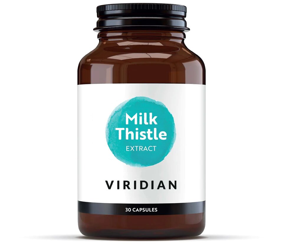 Viridian Milk Thistle Herb & Seed Extract 30Caps