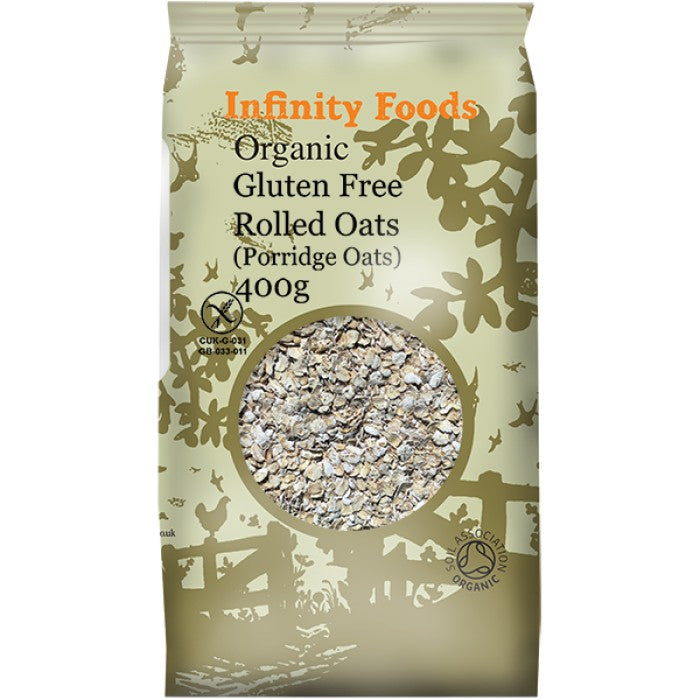 Infinity Organic Gluten Free Rolled Oats 500g